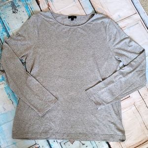 Metallic striped tee